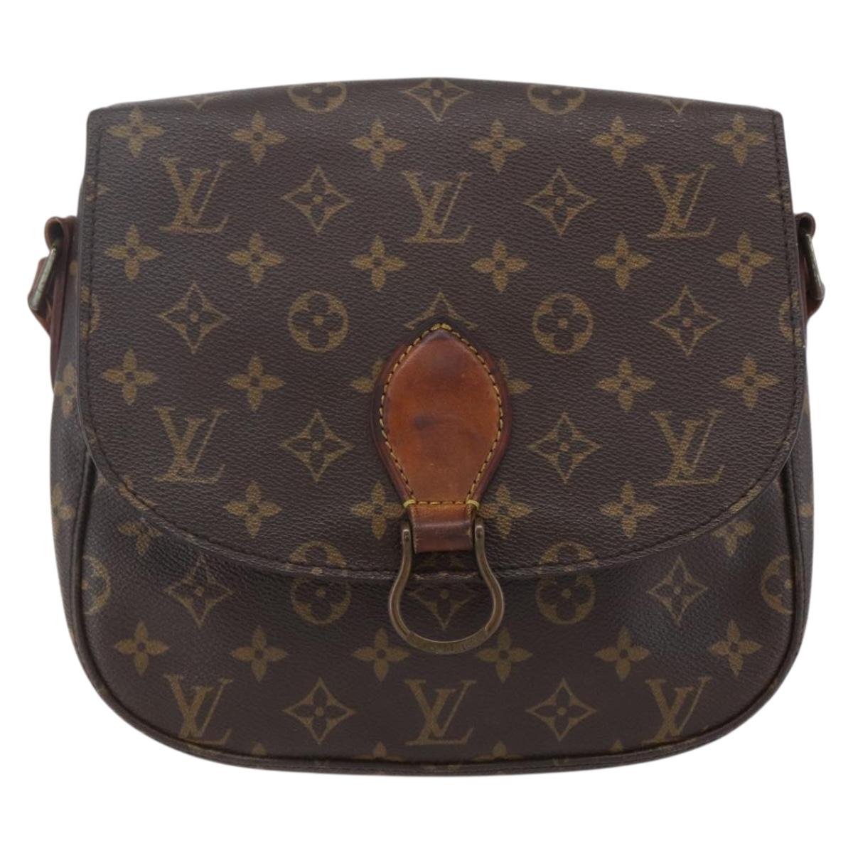 LOUIS VUITTON Monogram Saint Cloud GM Shoulder Bag M51242 LV Auth 154774