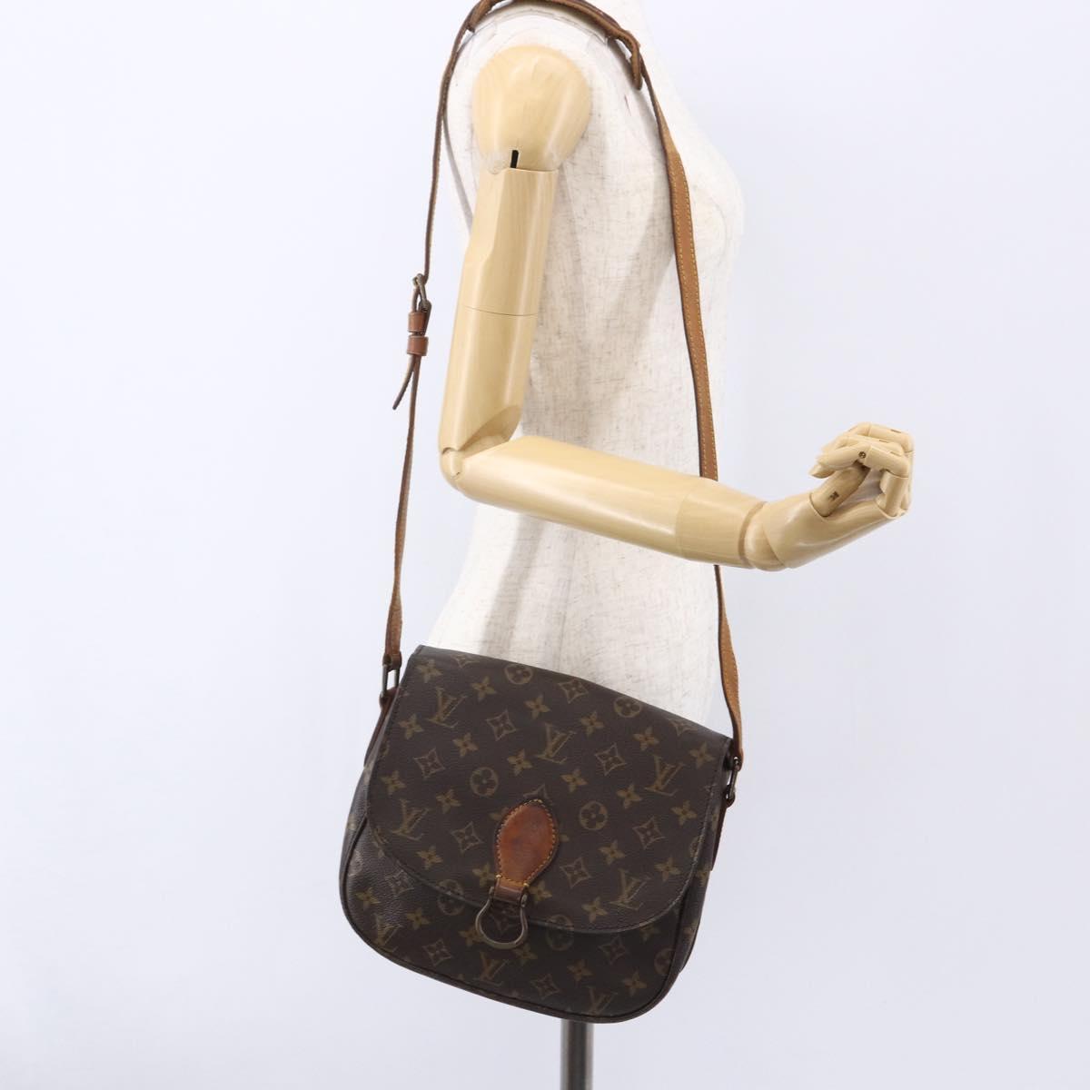 LOUIS VUITTON Monogram Saint Cloud GM Shoulder Bag M51242 LV Auth 154774