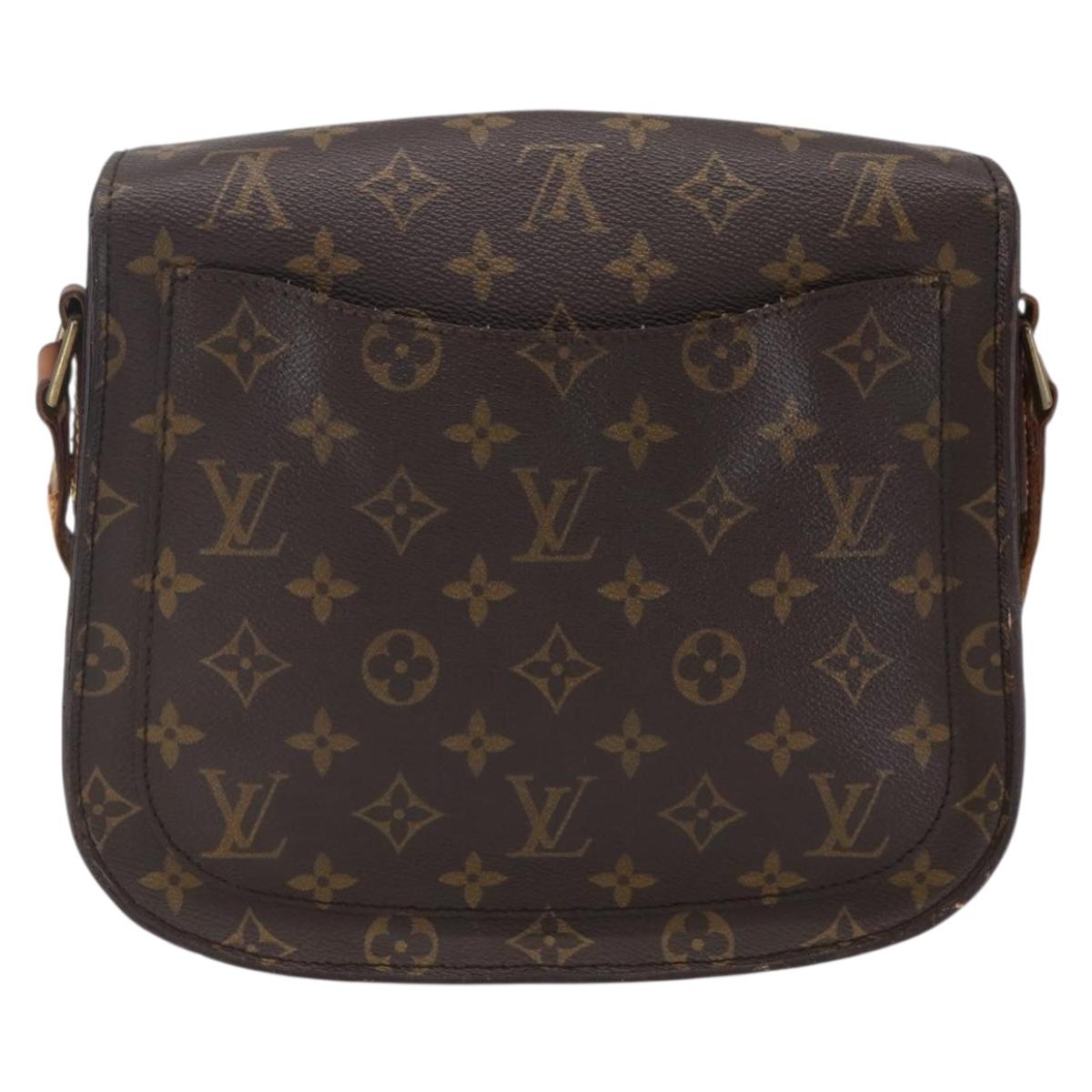 LOUIS VUITTON Monogram Saint Cloud GM Shoulder Bag M51242 LV Auth 154774
