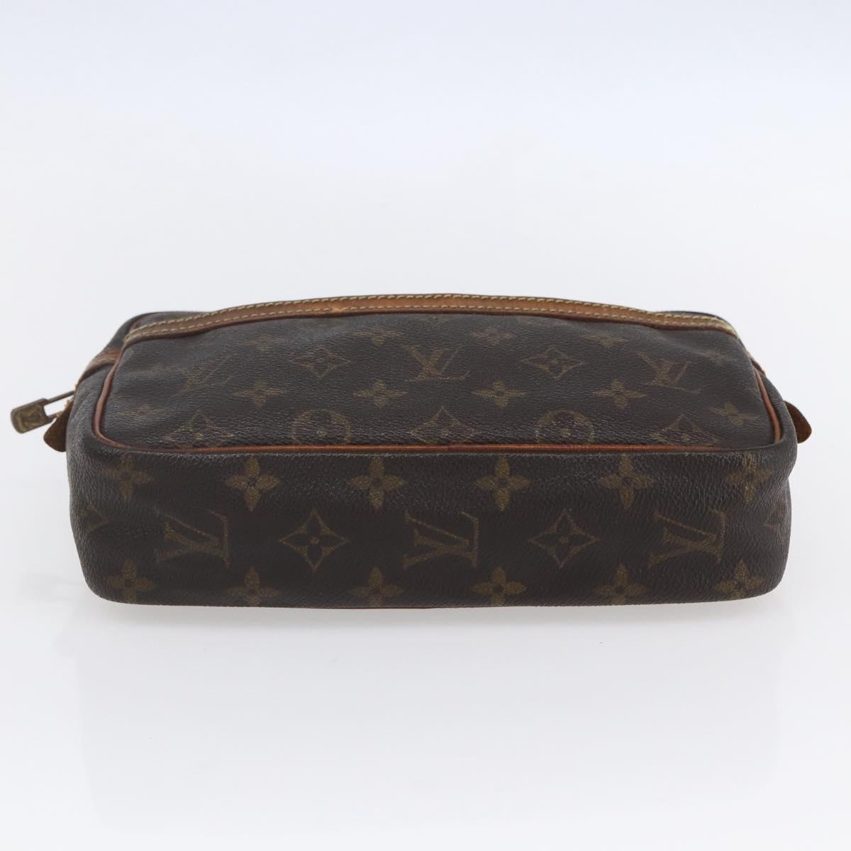 LOUIS VUITTON Monogram Compiegne 23 Clutch Bag M51847 LV Auth 154777