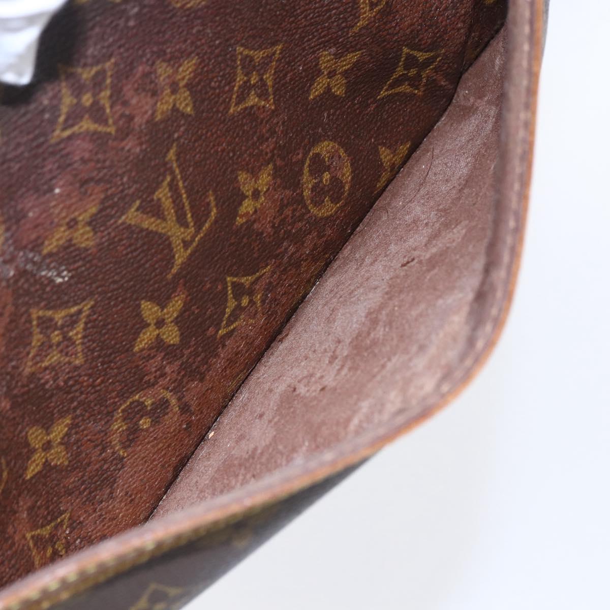 LOUIS VUITTON Monogram Compiegne 28 Clutch Bag M51845 LV Auth 154779