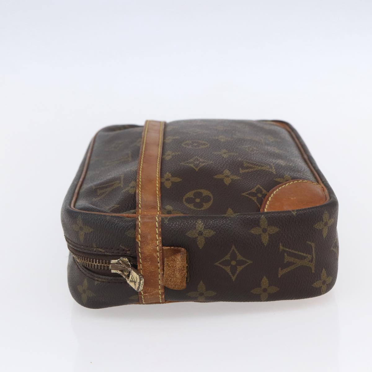 LOUIS VUITTON Monogram Compiegne 28 Clutch Bag M51845 LV Auth 154779