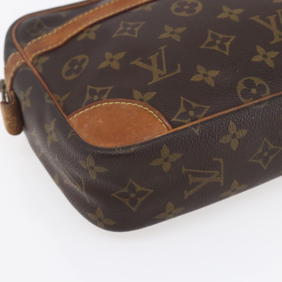 LOUIS VUITTON Monogram Compiegne 28 Clutch Bag M51845 LV Auth 154779