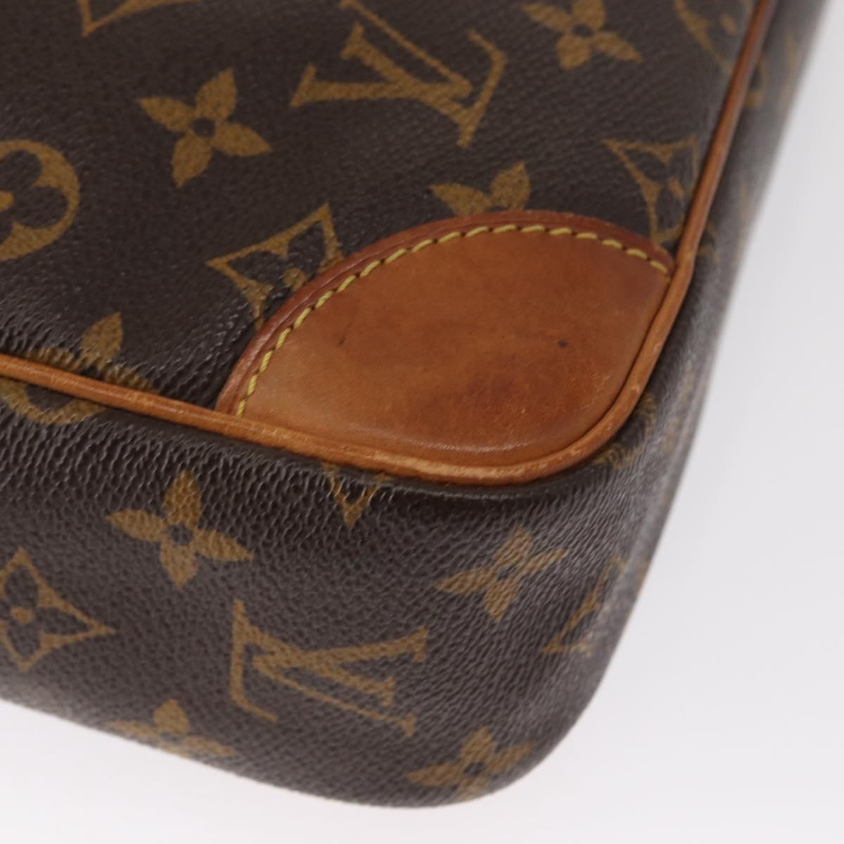 LOUIS VUITTON Monogram Compiegne 28 Clutch Bag M51845 LV Auth 154780