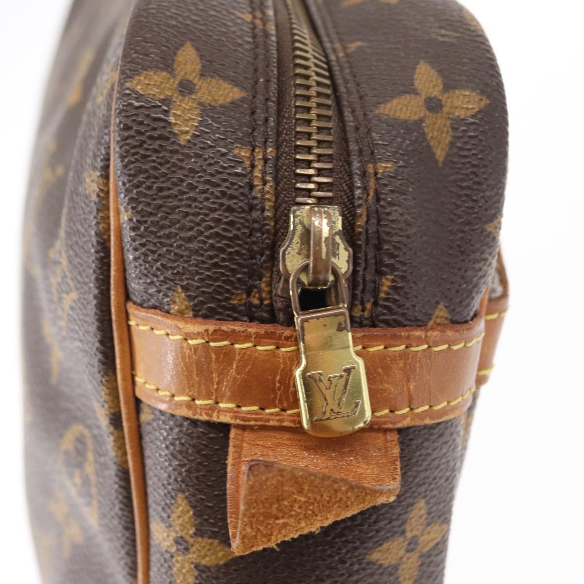 LOUIS VUITTON Monogram Compiegne 28 Clutch Bag M51845 LV Auth 154780