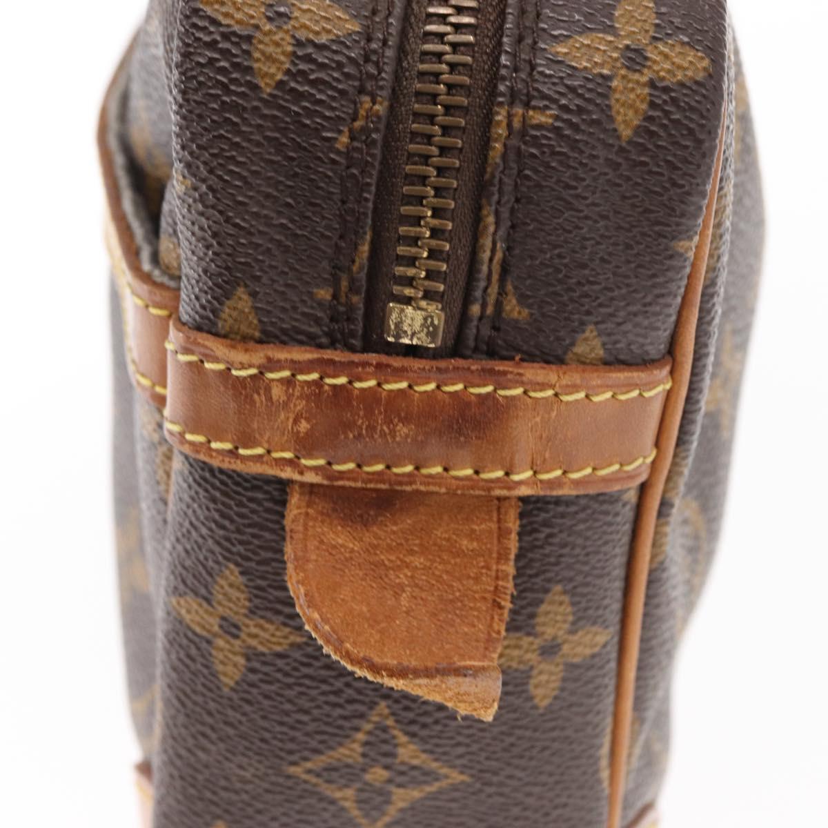 LOUIS VUITTON Monogram Compiegne 28 Clutch Bag M51845 LV Auth 154780