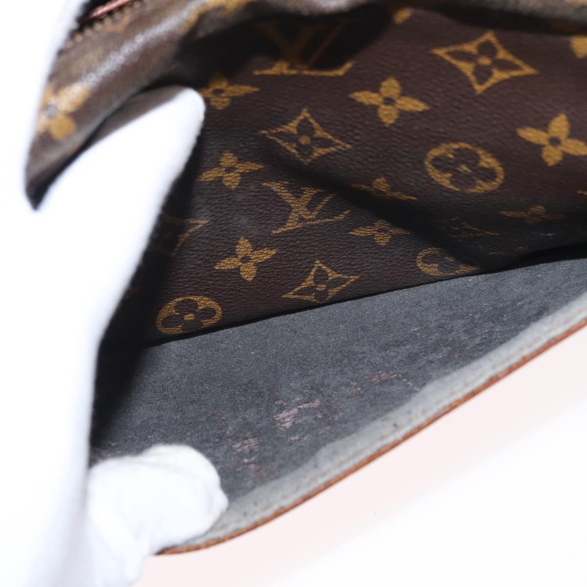 LOUIS VUITTON Monogram Compiegne 28 Clutch Bag M51845 LV Auth 154780