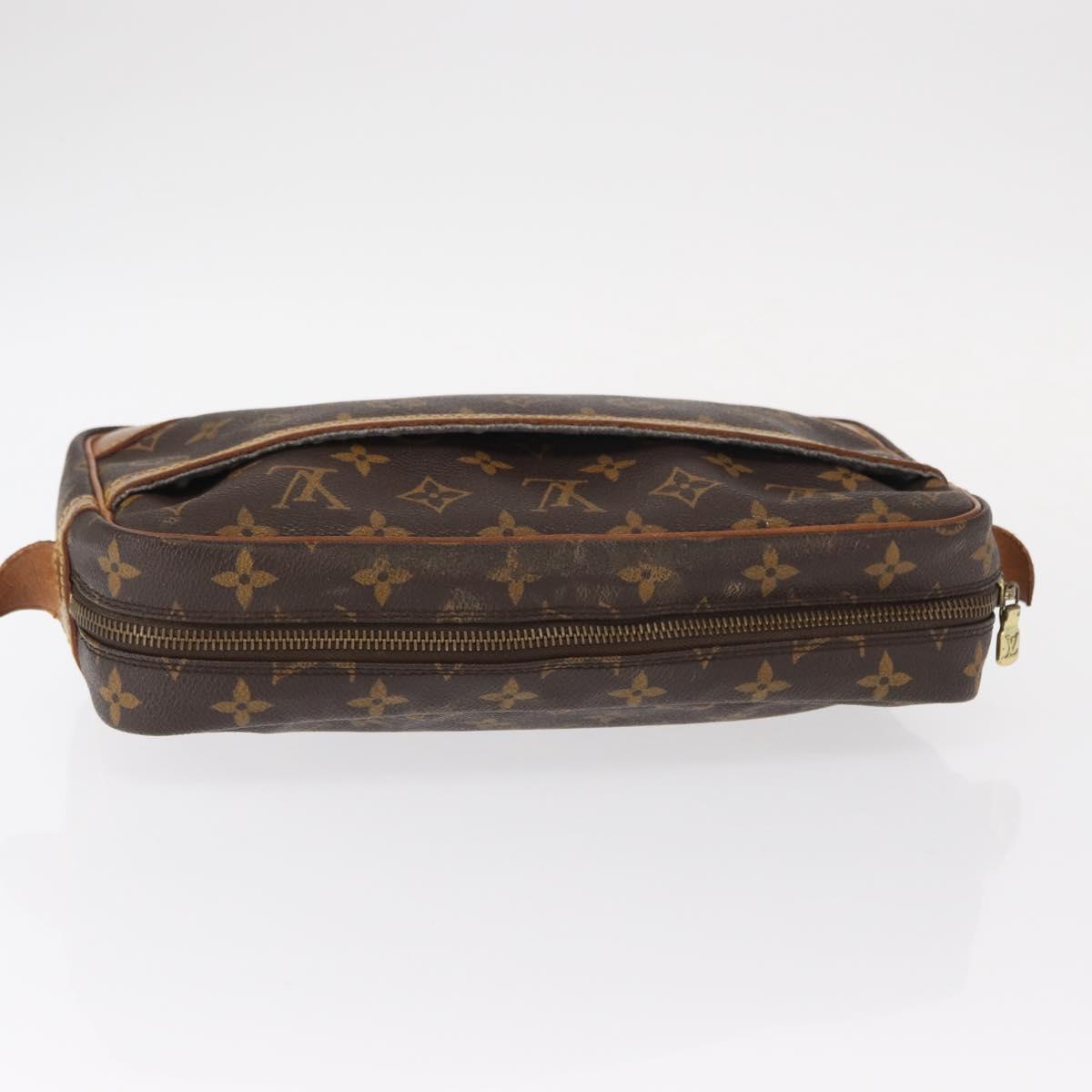 LOUIS VUITTON Monogram Compiegne 28 Clutch Bag M51845 LV Auth 154780