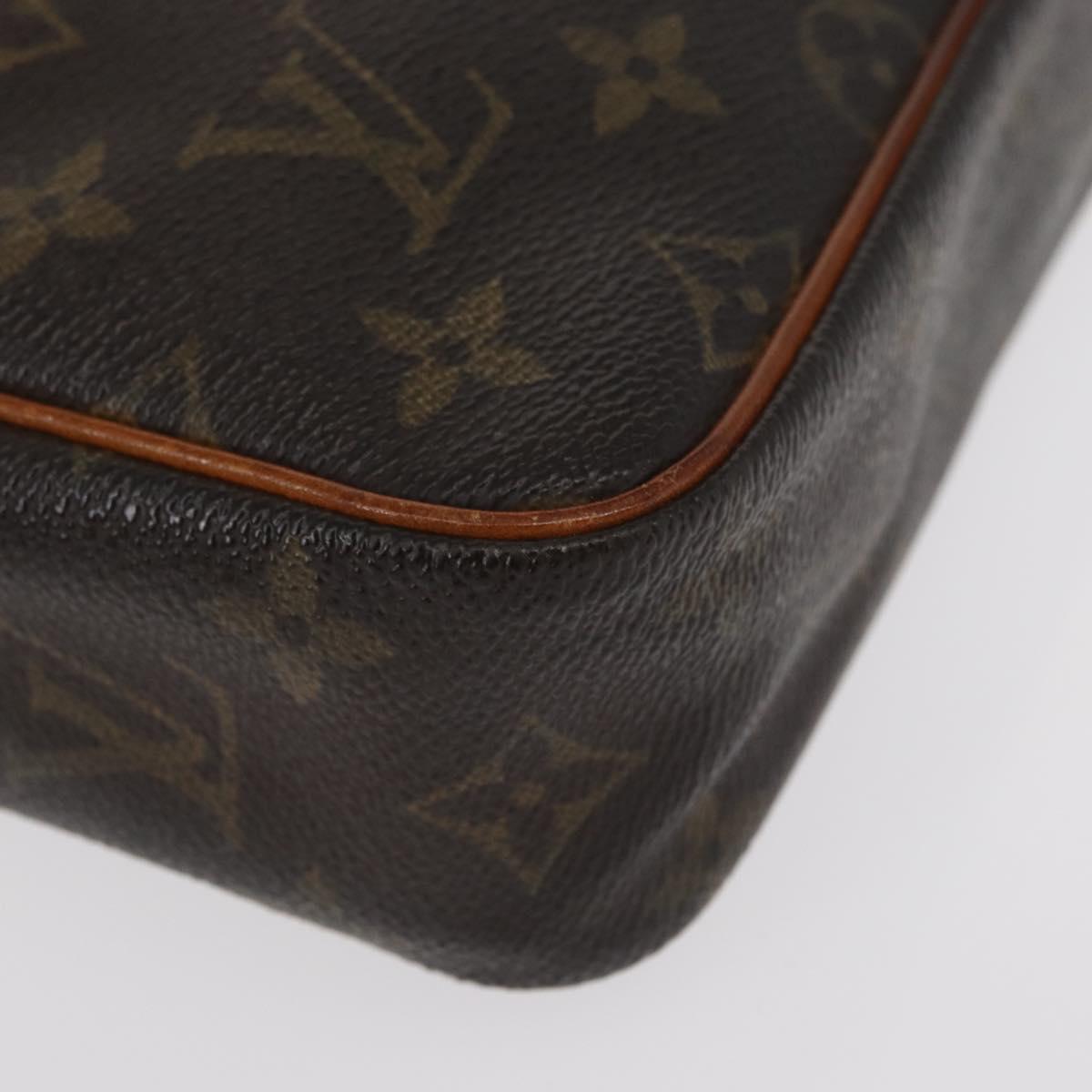 LOUIS VUITTON Monogram Compiegne 23 Clutch Bag M51847 LV Auth 154781