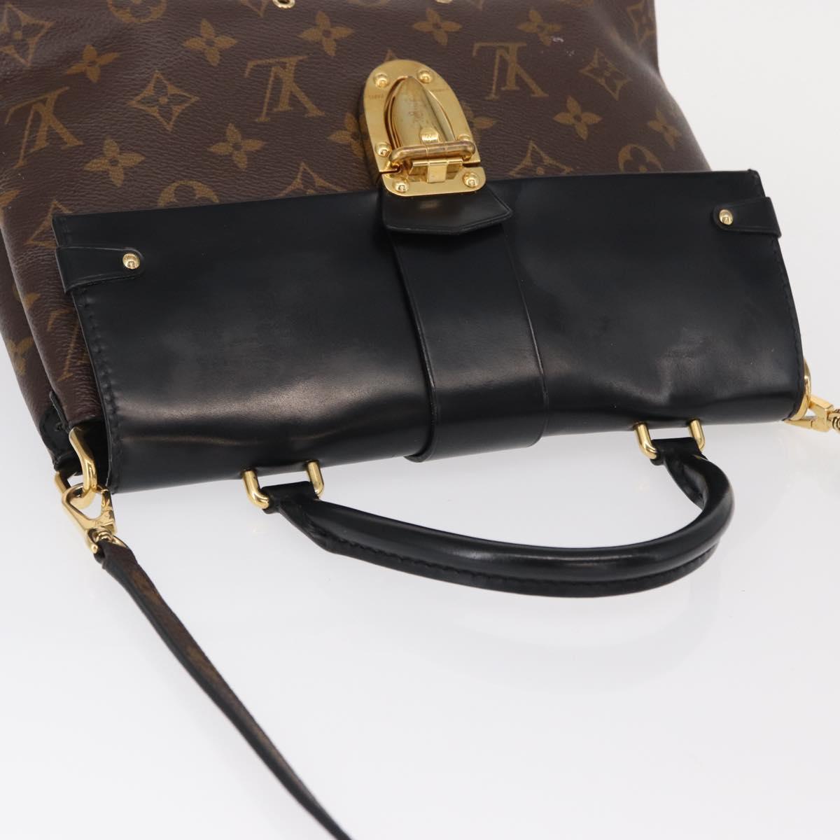 LOUIS VUITTON Monogram One Handle Flap Bag MM M43125 LV Auth 154782