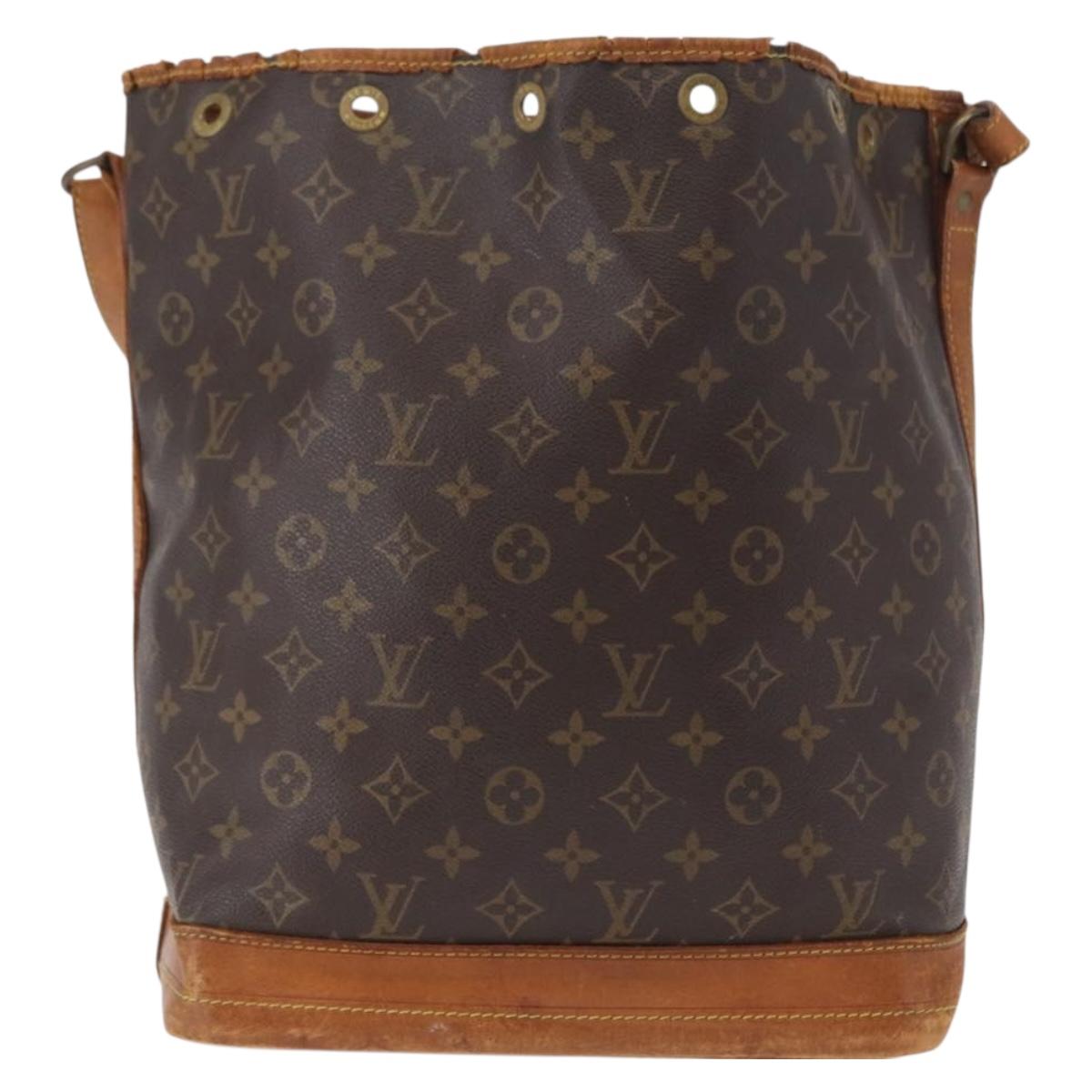 LOUIS VUITTON Monogram Noe Shoulder Bag M42224 LV Auth 154785