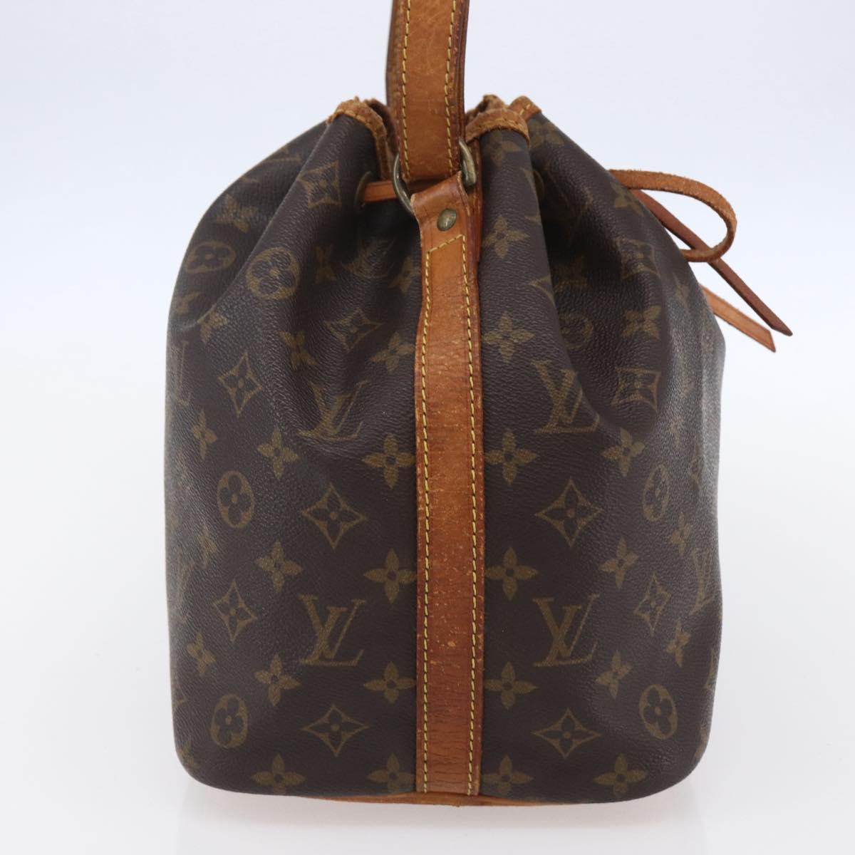 LOUIS VUITTON Monogram Petit Noe Shoulder Bag M42226 LV Auth 154787