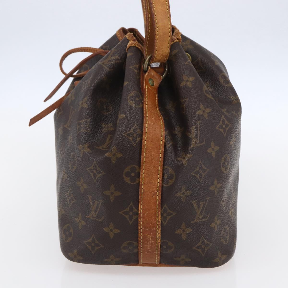 LOUIS VUITTON Monogram Petit Noe Shoulder Bag M42226 LV Auth 154787
