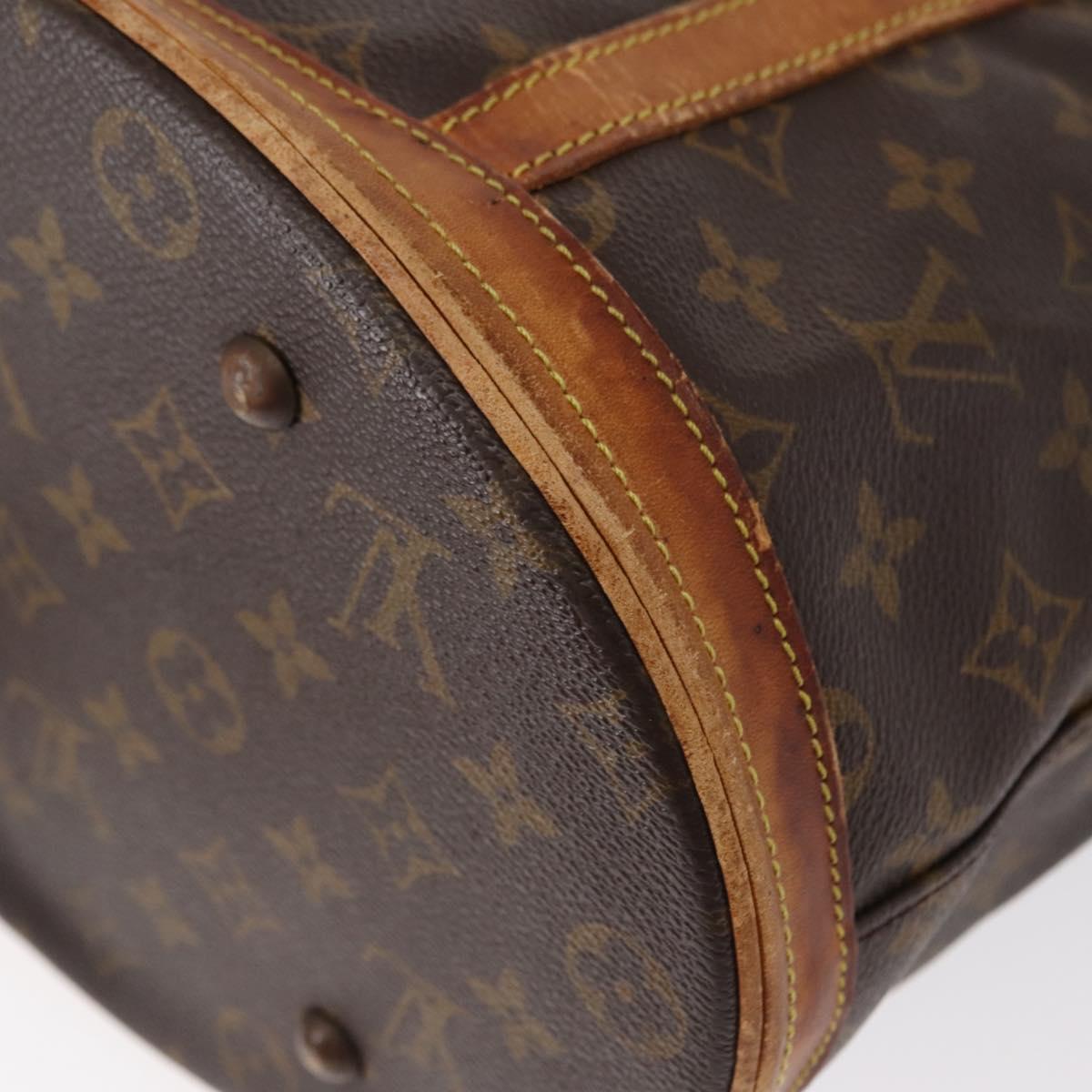 LOUIS VUITTON Monogram Bucket GM Shoulder Bag M42236 LV Auth 154791