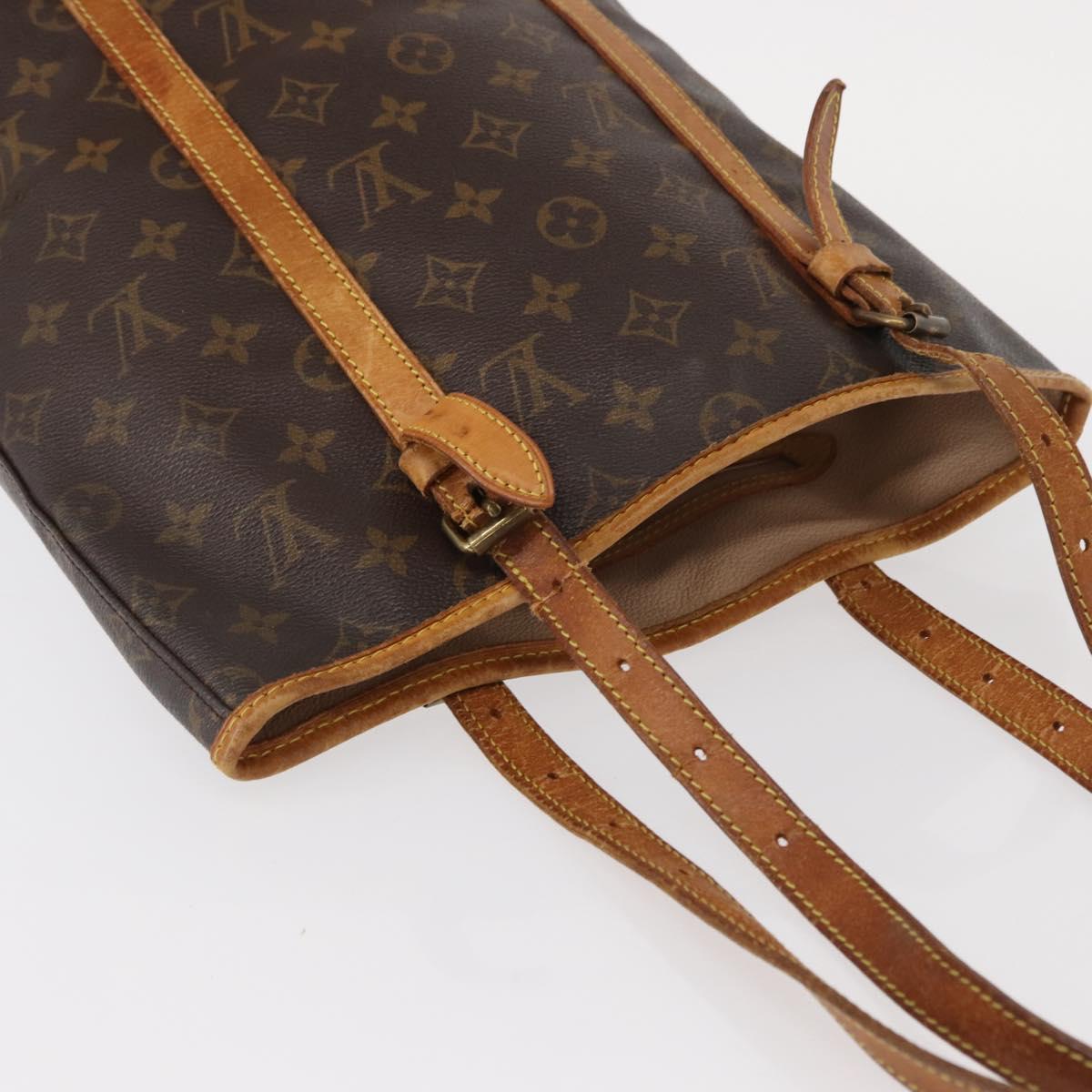 LOUIS VUITTON Monogram Bucket GM Shoulder Bag M42236 LV Auth 154791