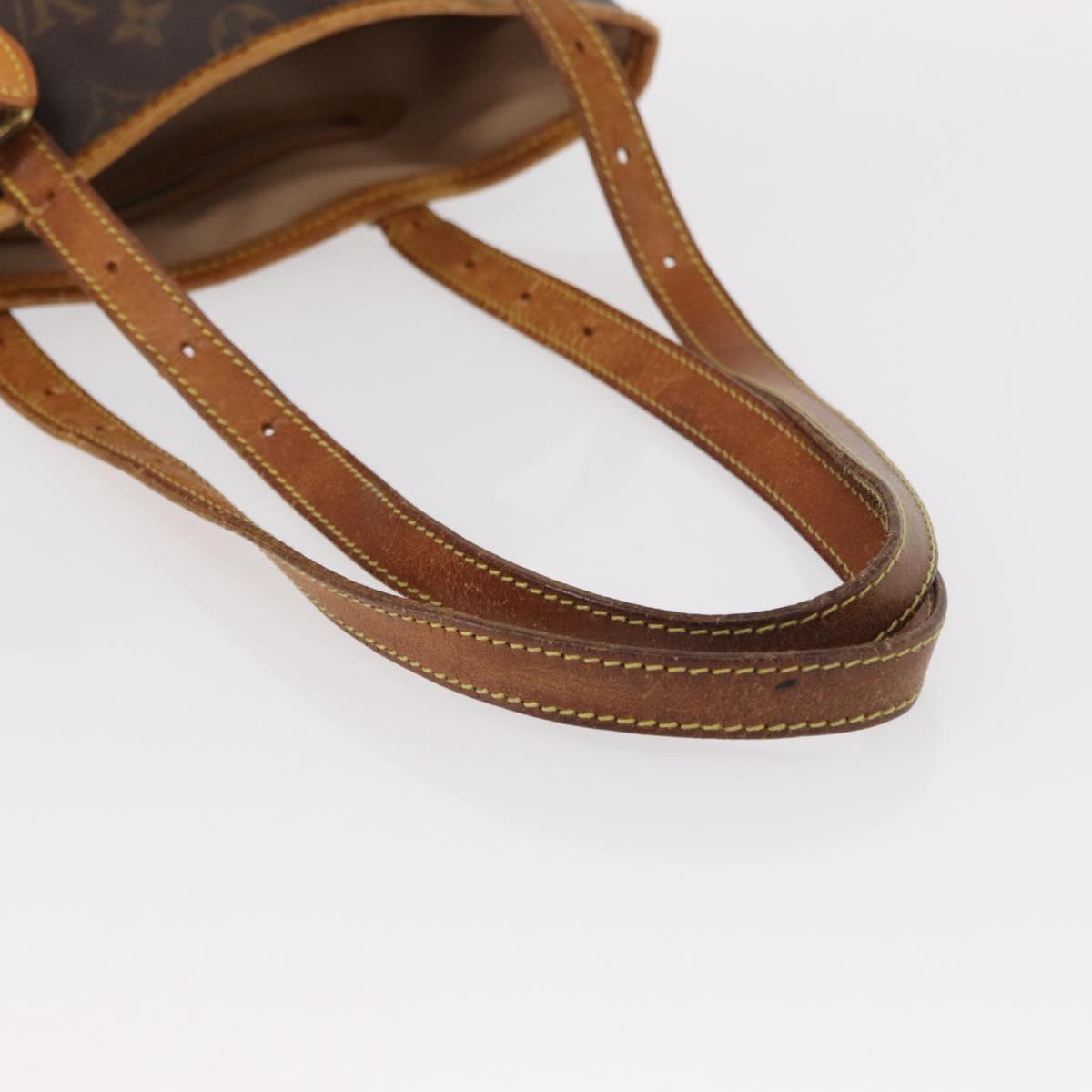 LOUIS VUITTON Monogram Bucket GM Shoulder Bag M42236 LV Auth 154791