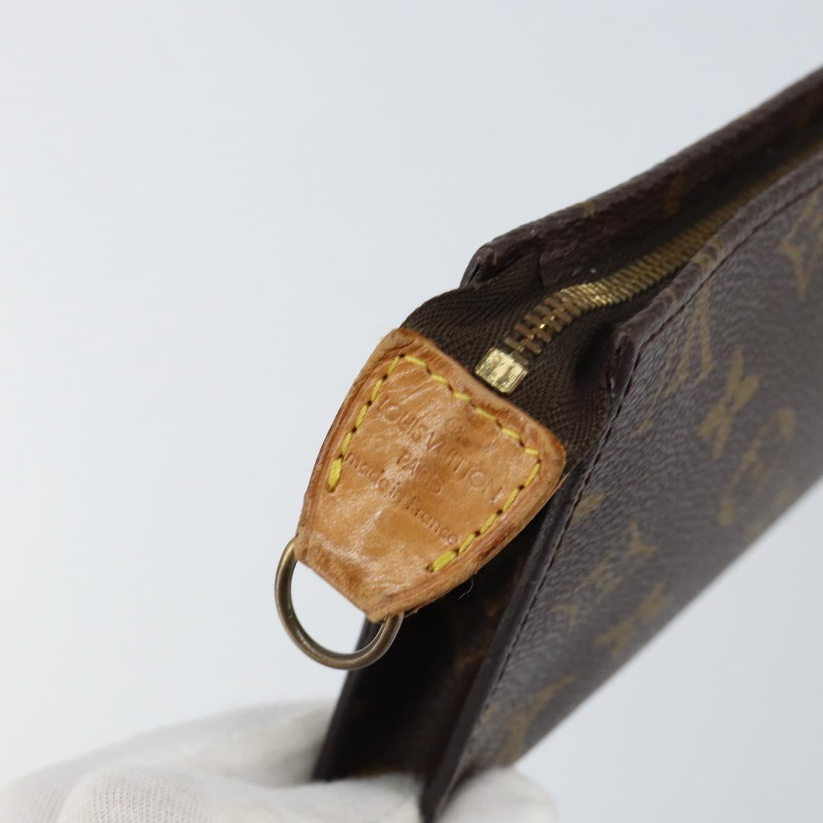LOUIS VUITTON Monogram Bucket GM Accessory Pouch LV Auth 154792