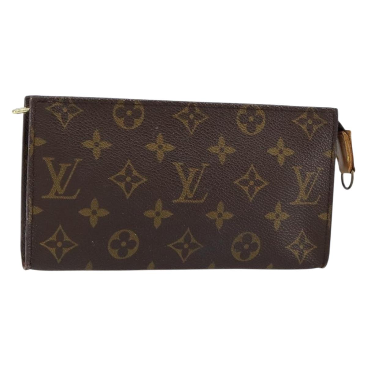 LOUIS VUITTON Monogram Bucket GM Accessory Pouch LV Auth 154792