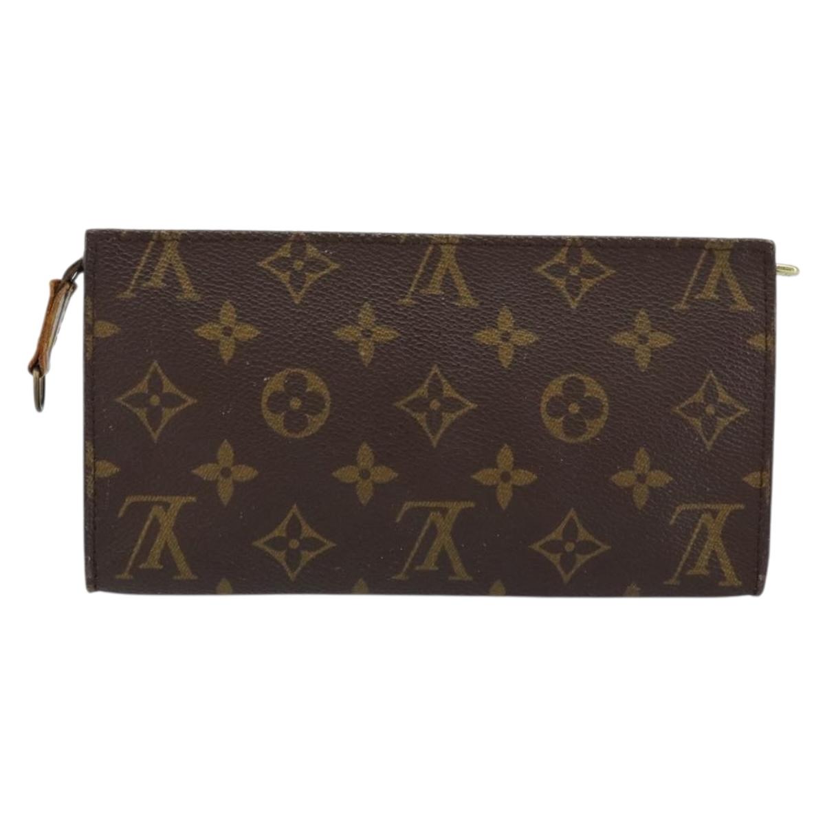 LOUIS VUITTON Monogram Bucket GM Accessory Pouch LV Auth 154792