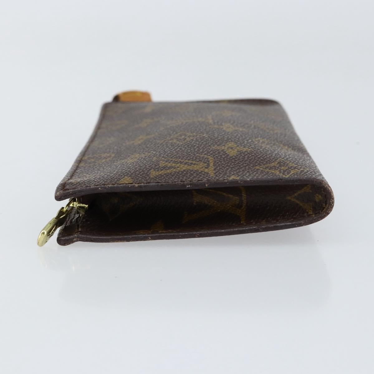 LOUIS VUITTON Monogram Bucket GM Accessory Pouch LV Auth 154792