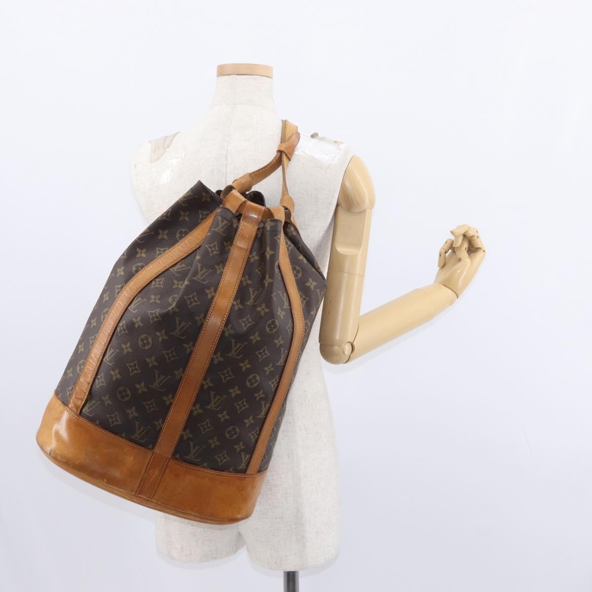 LOUIS VUITTON Monogram Randonnee GM Shoulder Bag M42244 LV Auth 154793