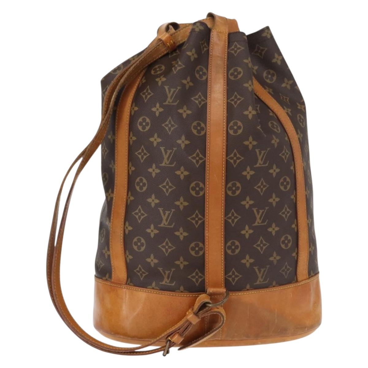 LOUIS VUITTON Monogram Randonnee GM Shoulder Bag M42244 LV Auth 154793