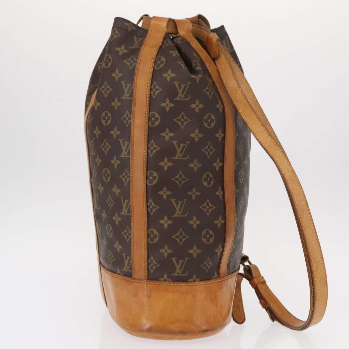 LOUIS VUITTON Monogram Randonnee GM Shoulder Bag M42244 LV Auth 154793
