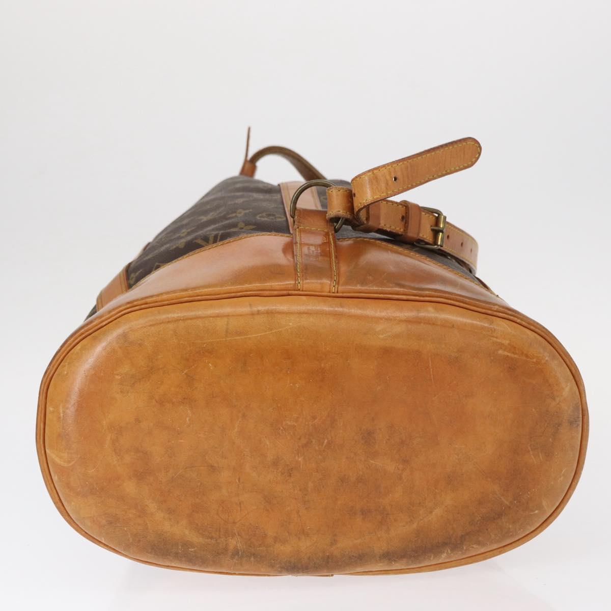 LOUIS VUITTON Monogram Randonnee GM Shoulder Bag M42244 LV Auth 154793