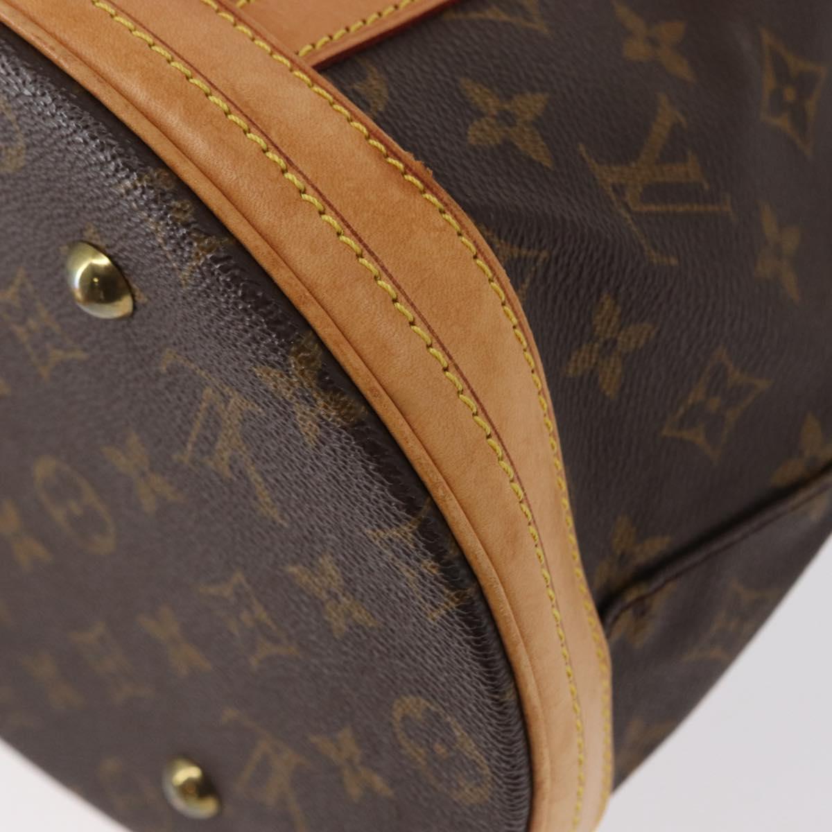 LOUIS VUITTON Monogram Bucket GM Shoulder Bag M42236 LV Auth 154794