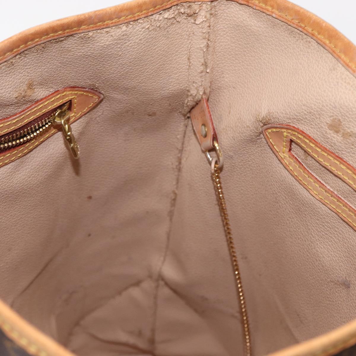 LOUIS VUITTON Monogram Bucket GM Shoulder Bag M42236 LV Auth 154794