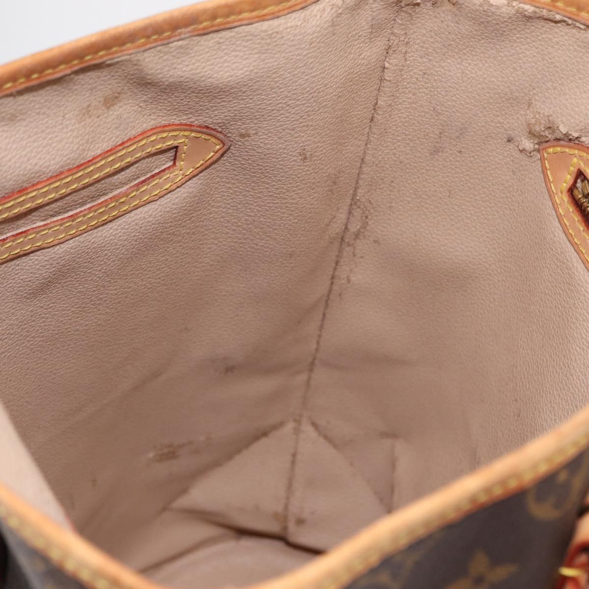 LOUIS VUITTON Monogram Bucket GM Shoulder Bag M42236 LV Auth 154794