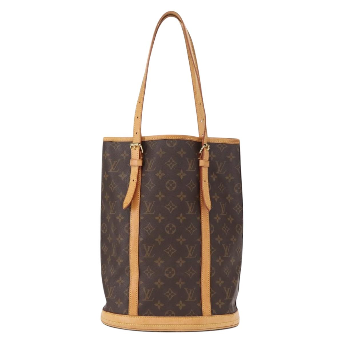LOUIS VUITTON Monogram Bucket GM Shoulder Bag M42236 LV Auth 154794
