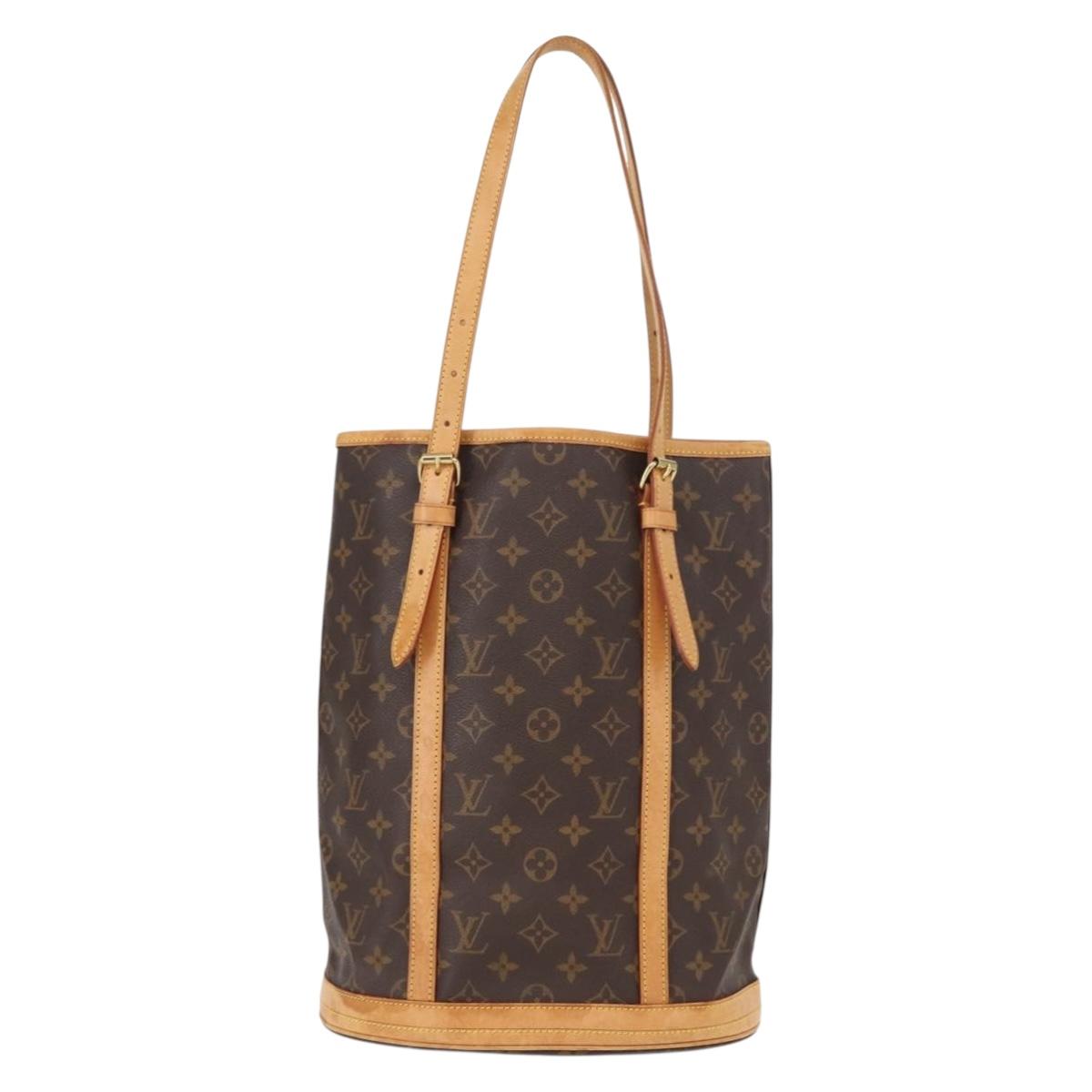 LOUIS VUITTON Monogram Bucket GM Shoulder Bag M42236 LV Auth 154794