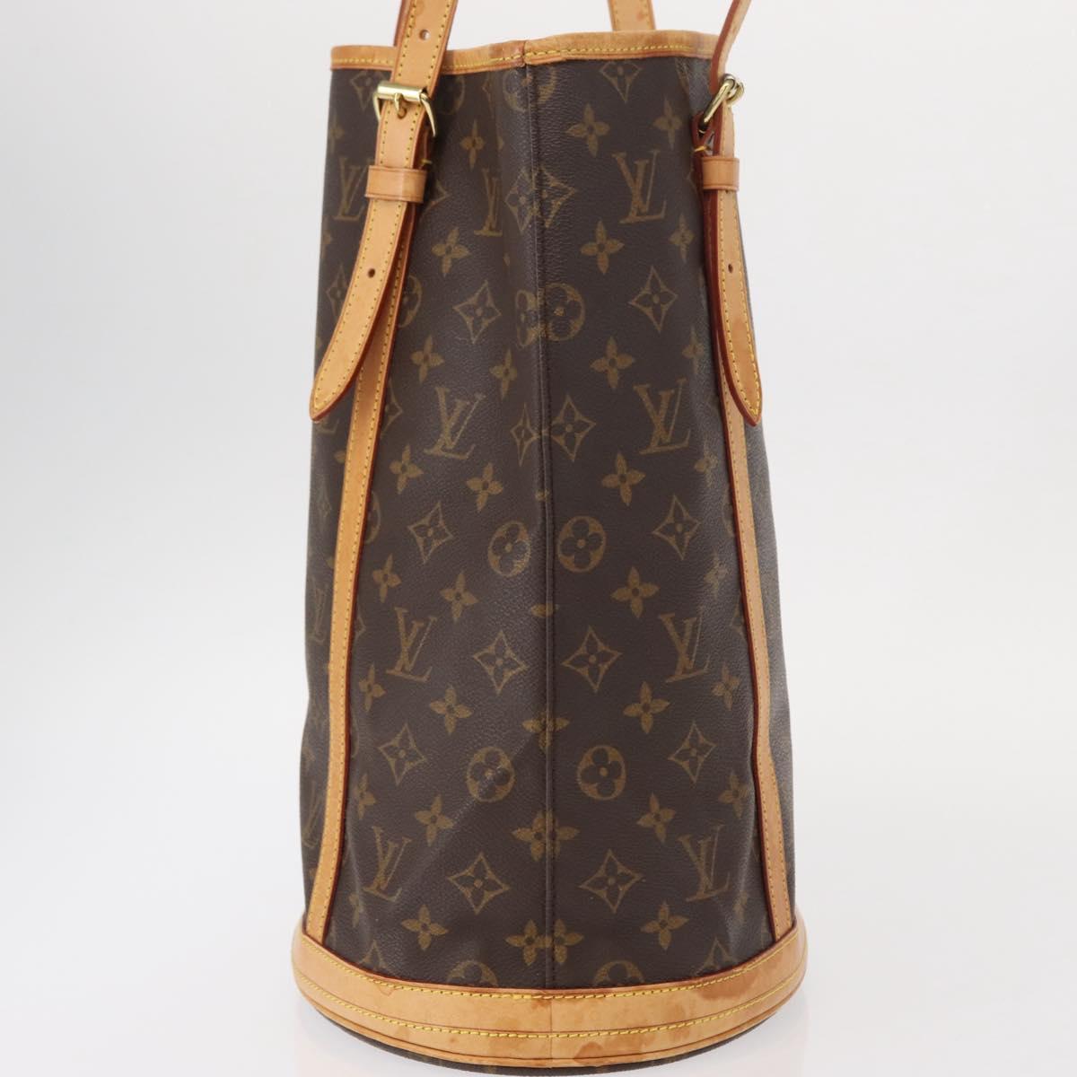 LOUIS VUITTON Monogram Bucket GM Shoulder Bag M42236 LV Auth 154794