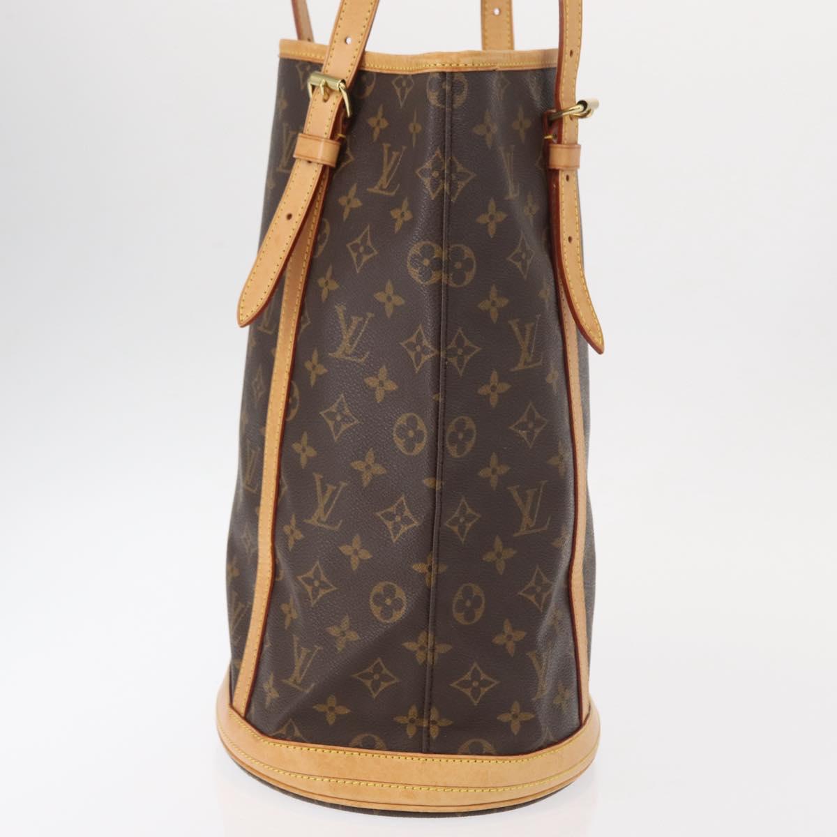LOUIS VUITTON Monogram Bucket GM Shoulder Bag M42236 LV Auth 154794