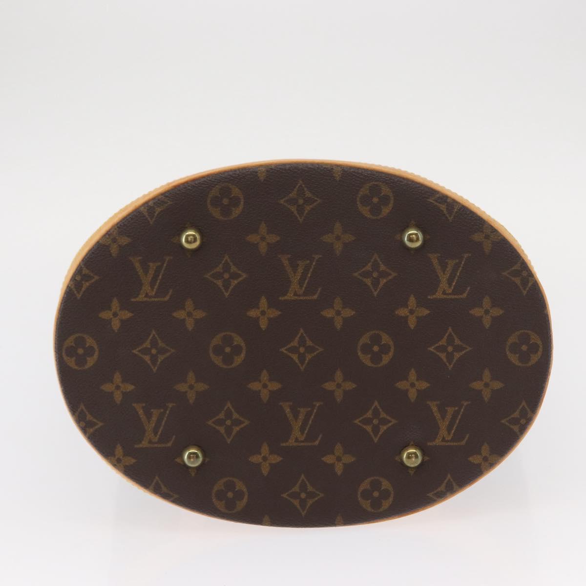 LOUIS VUITTON Monogram Bucket GM Shoulder Bag M42236 LV Auth 154794
