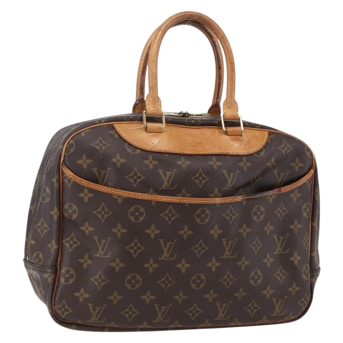 LOUIS VUITTON Monogram Deauville Hand Bag M47270 LV Auth 154796