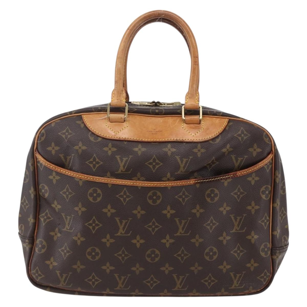 LOUIS VUITTON Monogram Deauville Hand Bag M47270 LV Auth 154796