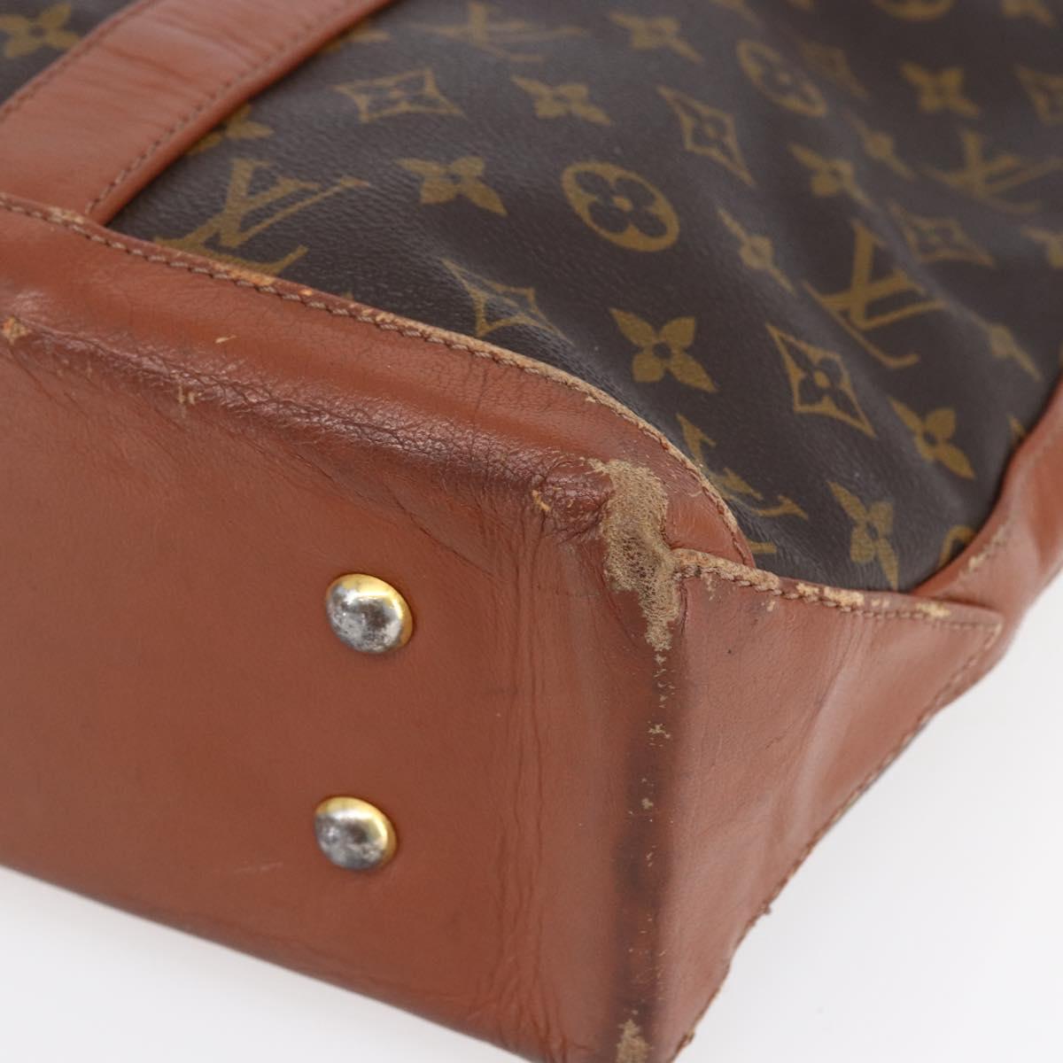 LOUIS VUITTON Monogram Sac Weekend PM Hand Bag M42425 LV Auth 154798