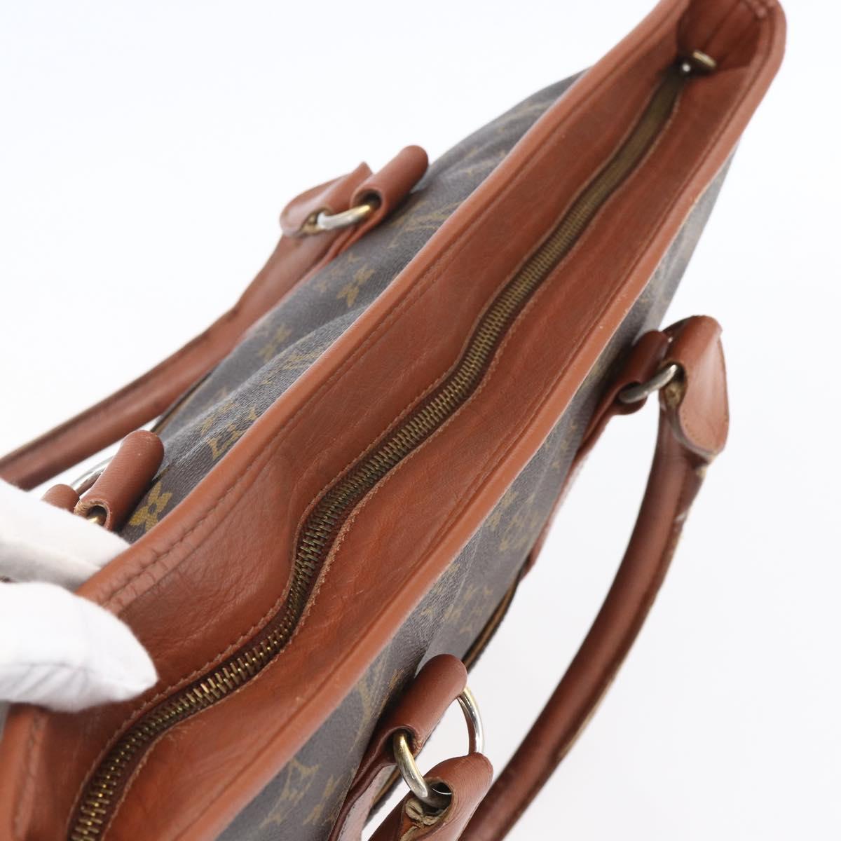 LOUIS VUITTON Monogram Sac Weekend PM Hand Bag M42425 LV Auth 154798