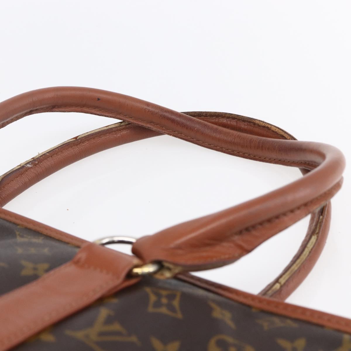 LOUIS VUITTON Monogram Sac Weekend PM Hand Bag M42425 LV Auth 154798