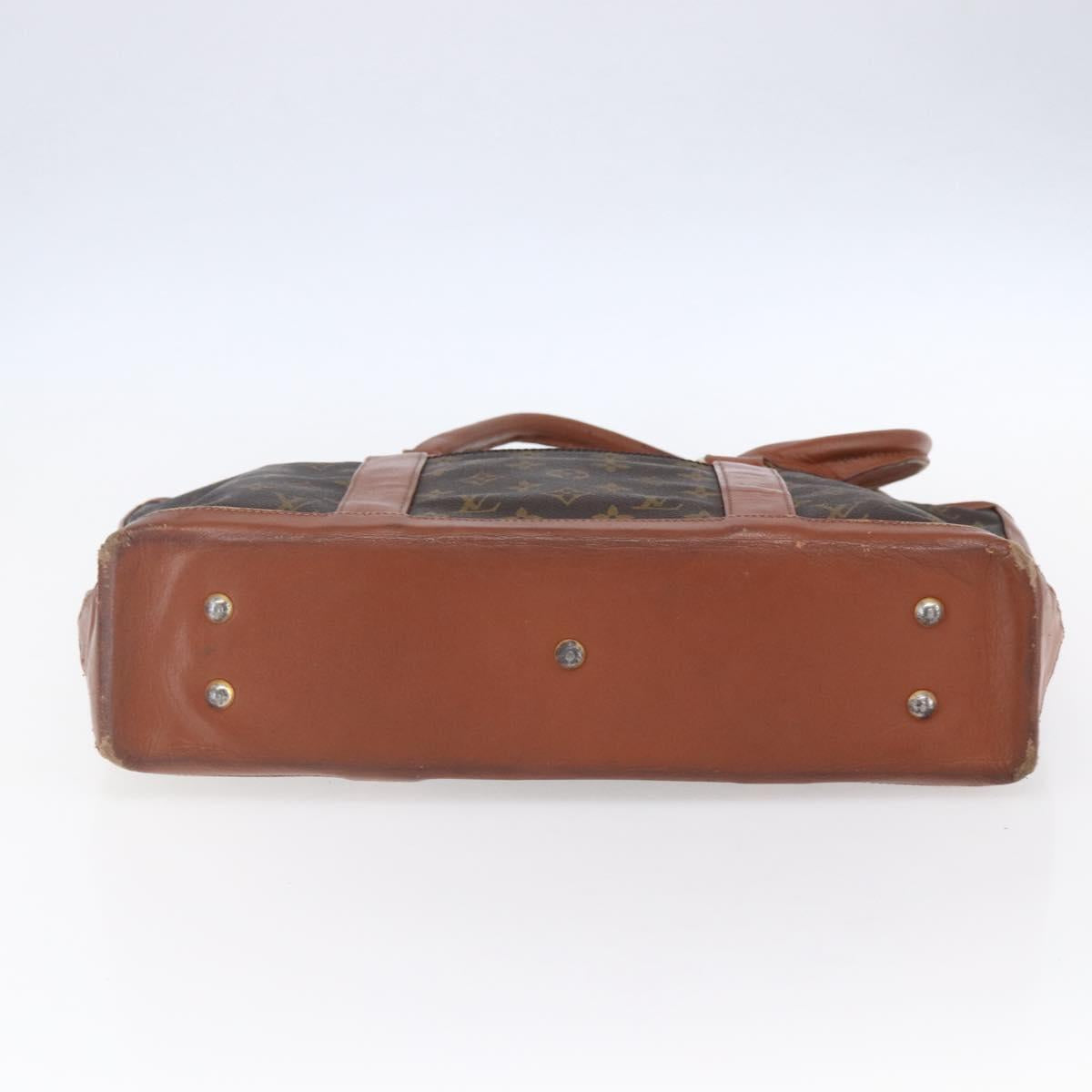 LOUIS VUITTON Monogram Sac Weekend PM Hand Bag M42425 LV Auth 154798