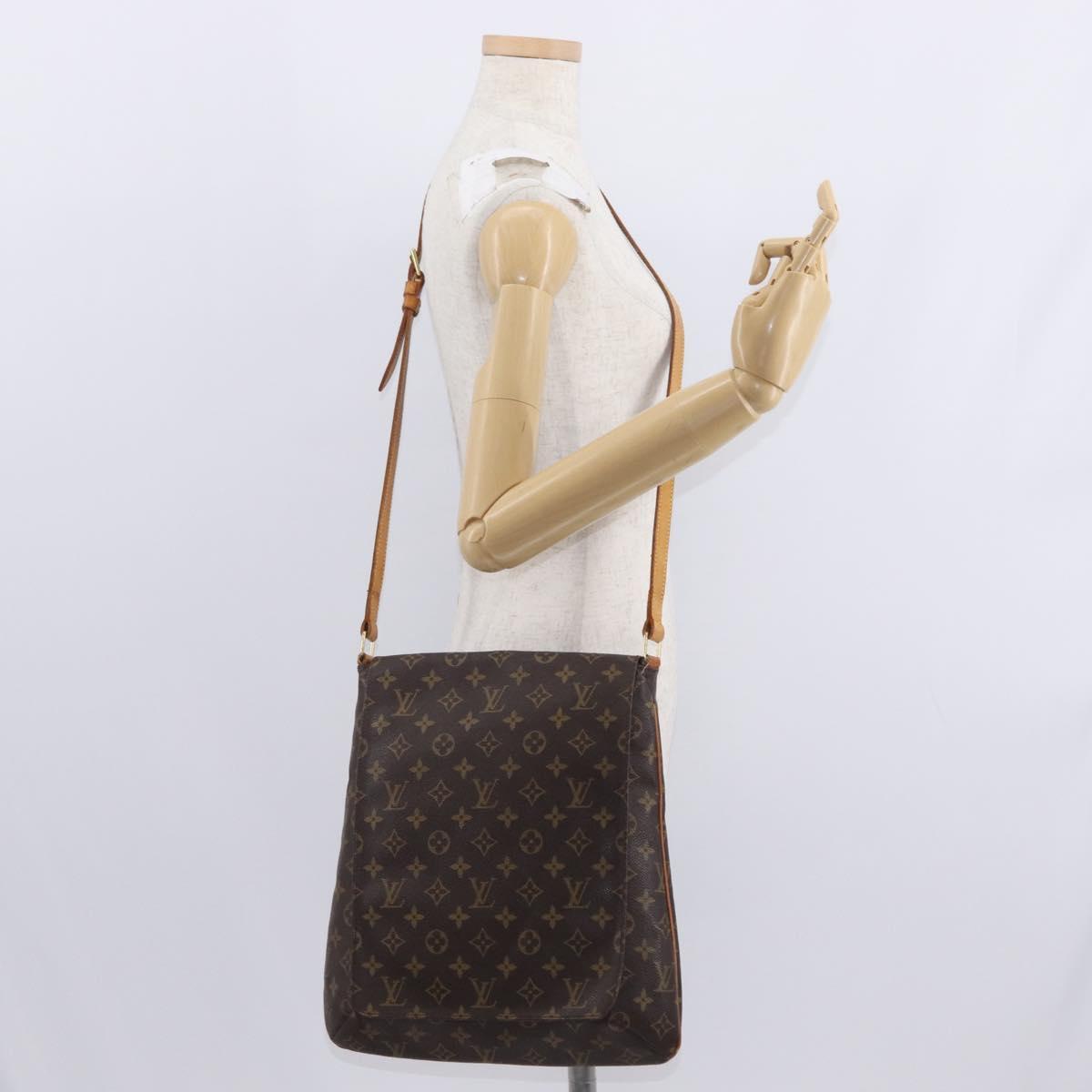 LOUIS VUITTON Monogram Musette Shoulder Bag M51256 LV Auth 154799