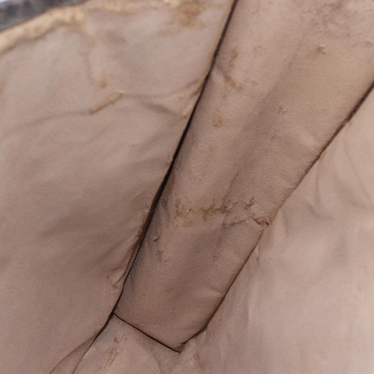 LOUIS VUITTON Monogram Sac Plat Hand Bag M51140 LV Auth 154801