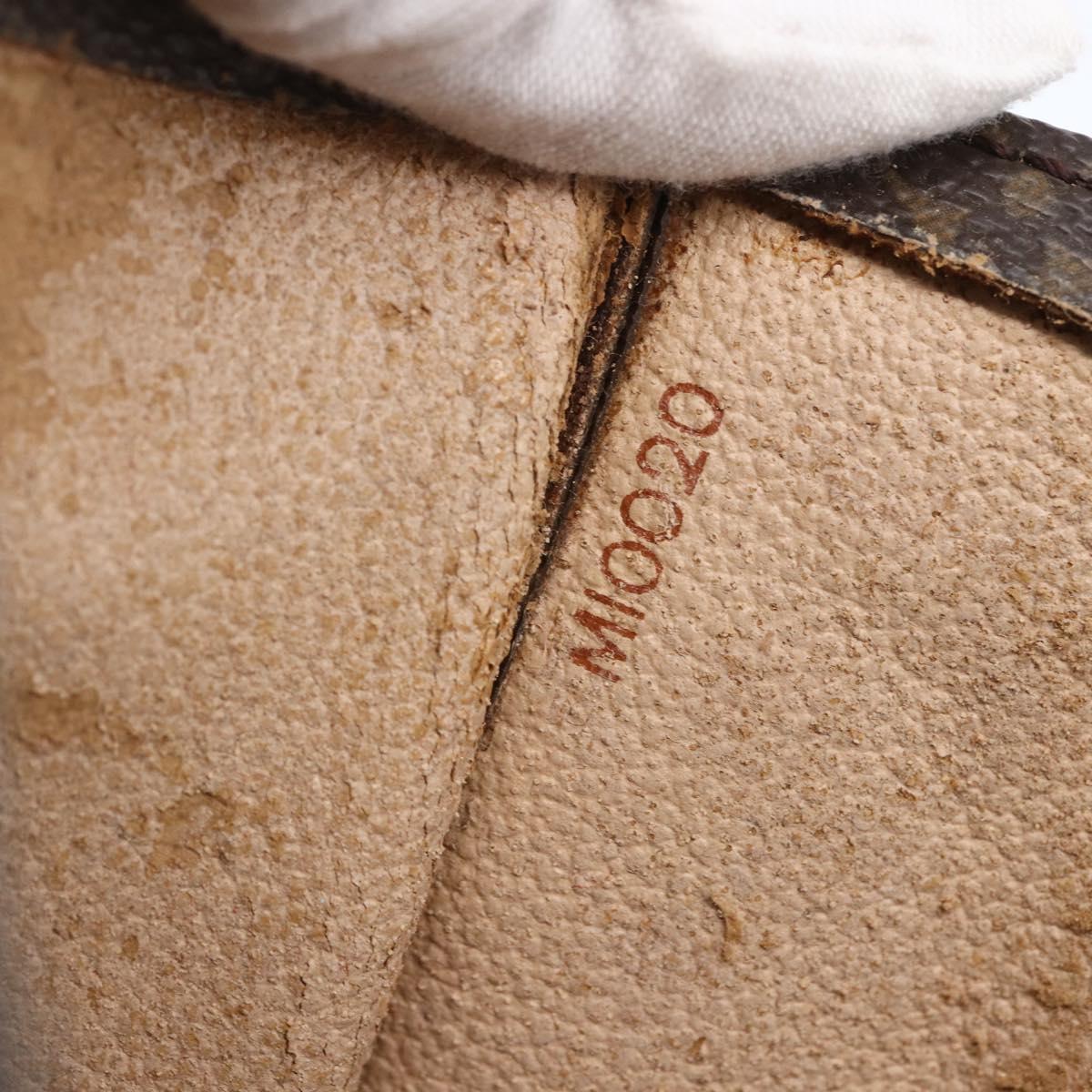 LOUIS VUITTON Monogram Sac Plat Hand Bag M51140 LV Auth 154801