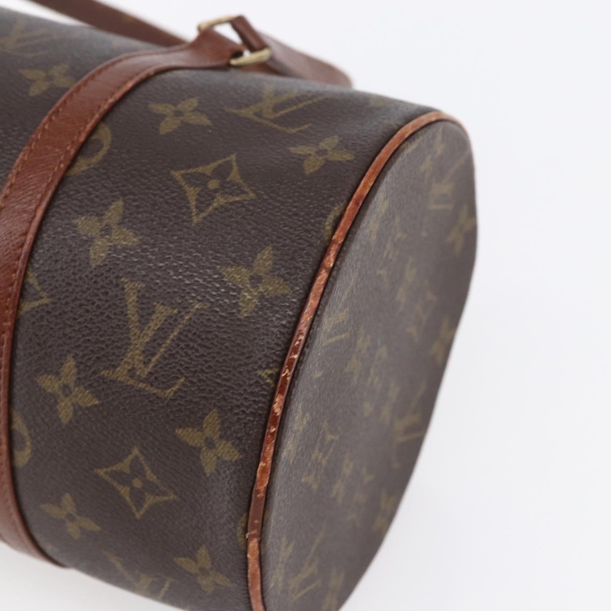 LOUIS VUITTON Monogram Papillon 30 Hand Bag M51385 LV Auth 154803
