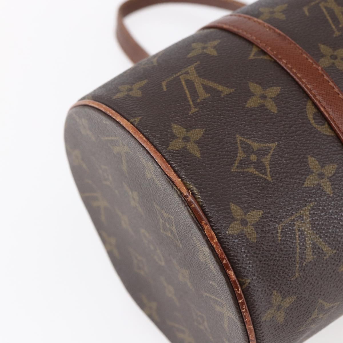 LOUIS VUITTON Monogram Papillon 30 Hand Bag M51385 LV Auth 154803