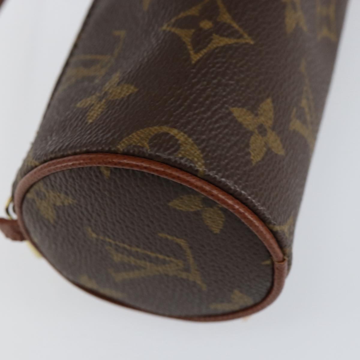 LOUIS VUITTON Monogram Papillon Pouch LV Auth 154804