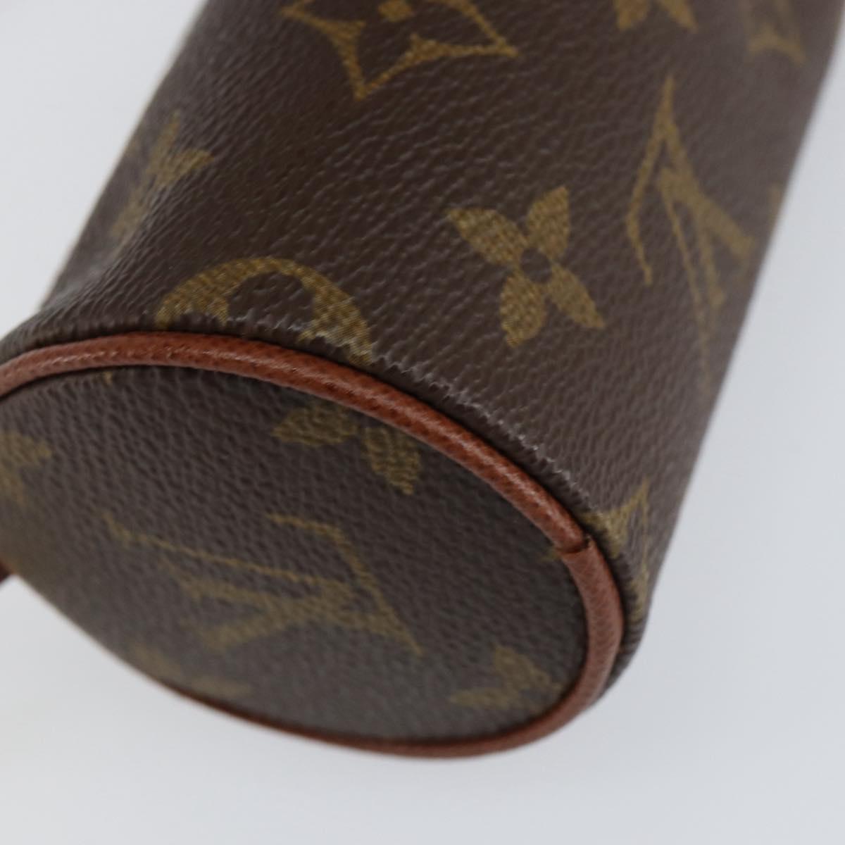 LOUIS VUITTON Monogram Papillon Pouch LV Auth 154804