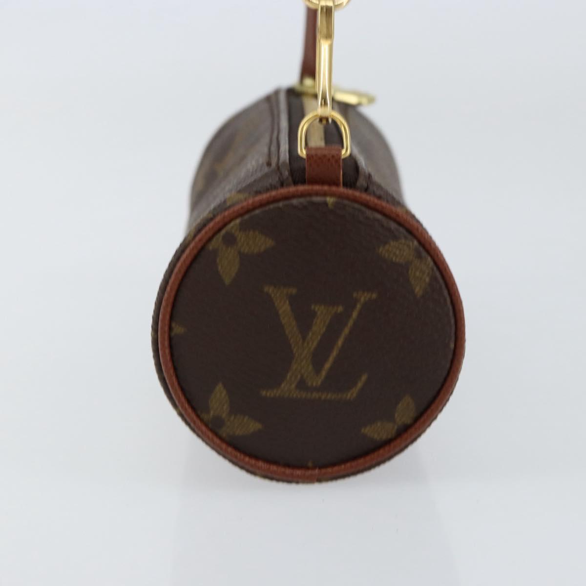 LOUIS VUITTON Monogram Papillon Pouch LV Auth 154804